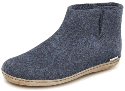 Glerups Low boot leather sole g 10-denim Blauw - 39
