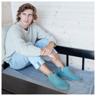 Glerups Low boot leather sole g 11-north sea Blauw - 36