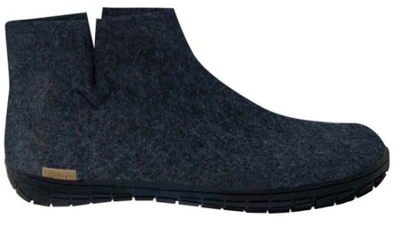 Glerups Low boot natural rubber sole gr02 10-denim Blauw - 38