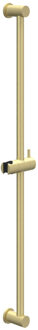 Glijstang - 80cm - inclusief houder - Geborsteld mat goud PVD 6900004 Goud geborsteld