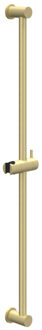Glijstang - 80cm - inclusief houder - Geborsteld mat goud PVD 6900004 Goud geborsteld