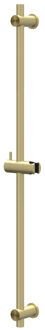 Glijstang - 90cm - inclusief houder - RVS316 - geborsteld mat goud PVD 6900012 Goud geborsteld