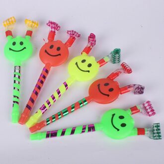 Glimlach Kleur Fluitje Kinderen Kinderen Outdoor Verjaardagsfeestje Blazen Draak Blowout Baby Verjaardagslevering Speelgoed