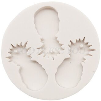 Glitter Ananas/Cactus Vorm Sleutelhanger Epoxyhars Mal Sleutelhanger Hanger Casting Siliconen Mal Diy Ambachten Sieraden Tool 1