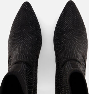 Glitter Enkellaarsjes zwart - 39,40,41