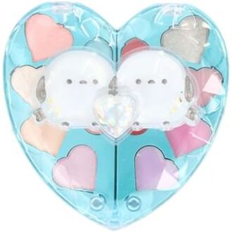 Glitter Heart Makeup Compact Palette Fluffy Sky