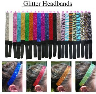 glitter hoofdband voor softball sport hoofdband