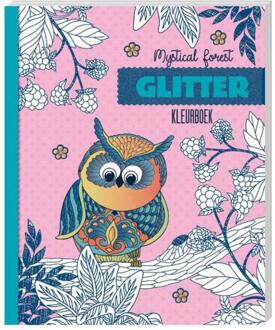 Glitter kleurboek - Mystical Forest