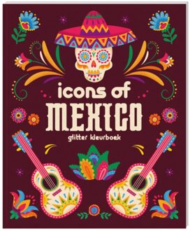 Glitter Kleurboeken Voor Volwassenen - Icons Of Mexico - Interstat
