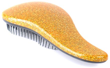 Glitter Magic Handle Tangle Detangling Kam Douche Hair Brush Ontklitter Salon Styling Haarborstel Reizen Accessoires goud