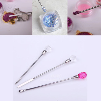 Glitter Powder Spoon Stirring Rod Need for DIY Resin Jewelry Making Epoxy Resin Craft
