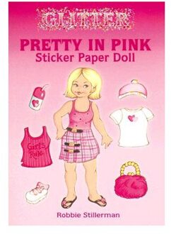 Glitter Pretty In Pink Sticker Paper Doll - Stillerman, Robbie