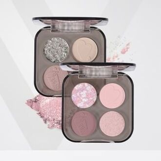 Glitter Quad Eyeshadow Palette - 5 Types S05 - 5.2g