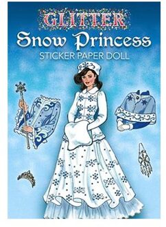 Glitter Snow Princess Sticker Paper Doll