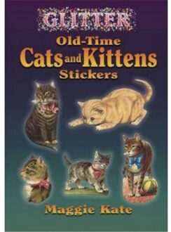 Glitter Stickers - Oldtime Cats And Kittens - Dover Stickers - Maggie Kate