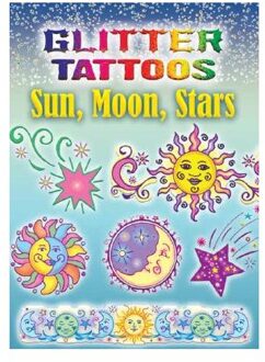 Glitter Tattoos Sun, Moon, Stars