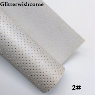 Glitterwishcome 21X29 CM A4 Size Synthetisch Leer, Reliëf Dots Leer stof Vinyl voor Bows, GM063A