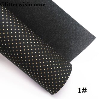 Glitterwishcome 21X29 CM A4 Size Synthetisch Leer, Reliëf Dots Leer stof Vinyl voor Bows, GM063A