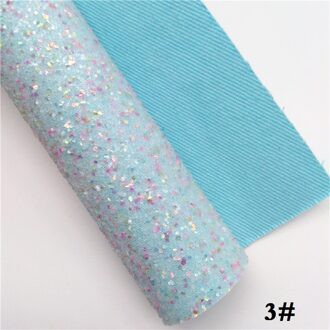 Glitterwishcome 21X29CM A4 Size Glitter Stof, Chunky Glitter Leer, faux PU Leer stof Vinyl voor Bows, GM530A