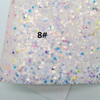 Glitterwishcome 21X29CM A4 Size Pastel Chunky Glitter Leer Lakens Met Kleur Sequines Voor Bows, GM992B 8