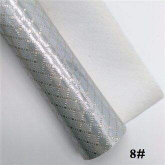 Glitterwishcome 21X29CM A4 Size Plaids Faux Leer Stof, Synthetisch Leer Stof Lakens, PU Leder Vinyl voor Bows, GM454A 8