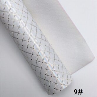 Glitterwishcome 21X29CM A4 Size Plaids Faux Leer Stof, Synthetisch Leer Stof Lakens, PU Leder Vinyl voor Bows, GM454A