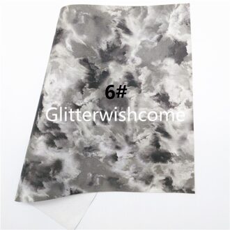 Glitterwishcome 21X29CM A4 Size Tie Dye Cloundy Faux Leer Synthetisch Leer Met Zacht Vilt Backing Voor Maken Bows GM172C 6