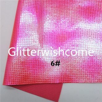 Glitterwishcome 21X29CM A4 Size Vinyl For Bows Metallic Synthetic Leather Fabric Faux Leather Sheets for Bows, GM784A 6