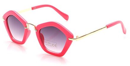 Glitztxunk Kids Kind Coating Zonnebril Camellia UV400 Jongens Meisjes Goggle Zonnebril Rood