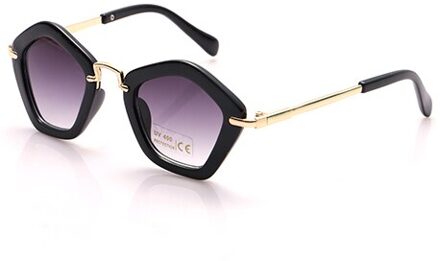 Glitztxunk Kids Kind Coating Zonnebril Camellia UV400 Jongens Meisjes Goggle Zonnebril zwart