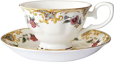 GLLead Klassieke Schets In Goud Bone China Koffie Kop en Schotel Creatieve Keramische Thee Cups Thuis Zwarte Thee Theekopje Porselein set