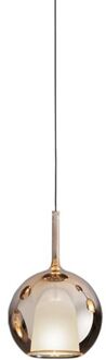 Glo Large Hanglamp - Rose gold - 200 cm Goud