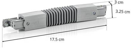 Global Flexibele verbinder HV-stroomrail Noa, grijs