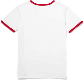 Global Legacy Jaws Ringer t-shirt - Wit/rood - XXL
