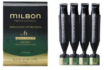 Global Milbon Indulging Hydartion Professional Weekly Booster No.6 Masque 4g x 4