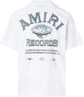 Global Records-logo wit T-shirt - 2XL