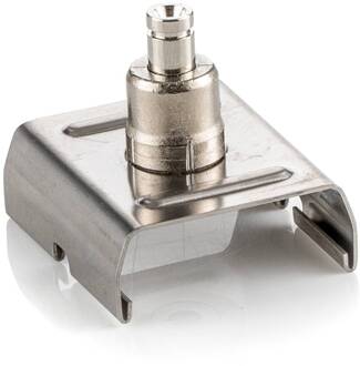 Global Snelbevestigingsset 3-fase rail, zonder kabel nikkel