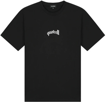 Global Unity T-Shirt Heren Zwart/Wit Quotrell , Black , Heren - 2Xl,L,M,S