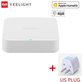 (Global Versie) Yeelight Gateway Hub Wifi Bluetooth Compatibel Voor Smart Home Apparaten Afstandsbediening Door App Xiaomi Mijia ADD US plug