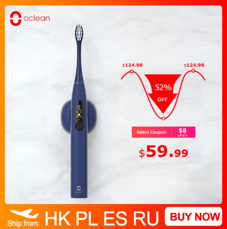 Global Version Oclean X Pro Sonic Electric Toothbrush Adult IPX7 2-in-1 Charger Holder Color Touch Screen Toothbrush Fast Charge