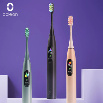 Global Version Oclean X PRO Sonic Electric Toothbrush Adults Smart Color Touch Screen Sonic Electric Tooth Brush App Control