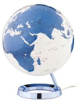 Globe Bright HOT blue 30cm diameter kunststof voet met verlichting