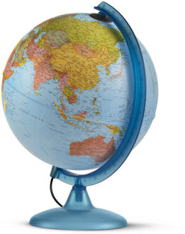 Globe Night & Day 25cm Met Kunststof Voet En Verlichting