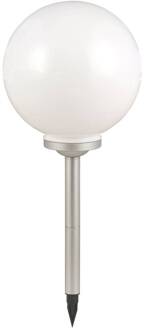 Globo Bolvormige lamp Celyn op zonne-energie, 30 cm wit