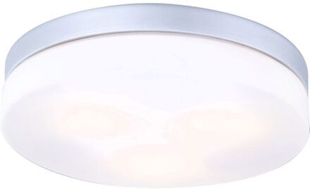 Globo Buitenwand- /plafondlamp Globo VRANOS LED - Aluminium zilver met opaal glaskap 4