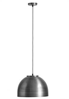 Globo Hanglamp Hermi I met metalen kap Ø 40cm, grijs grijs antiek