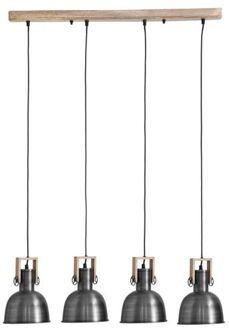 Globo Hanglamp Hermi I Metaal Antiek 4x E27