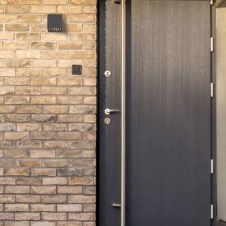 Globo Illi LED buitenwandlamp, antraciet, breedte 10 cm, aluminium, IP54 antraciet, zwart, transparant