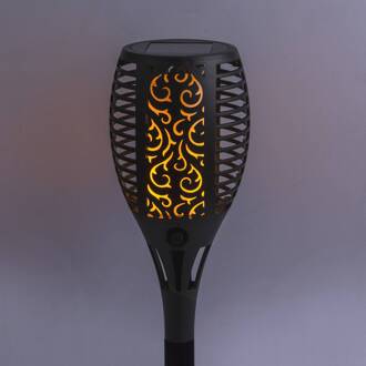 Globo LED grondspies lamp 33077 Zaklamp, zwart, kunststof