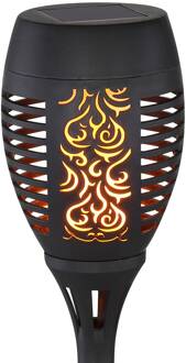 Globo LED grondspies lamp 33535-2, zaklamp, zwart, set van 2